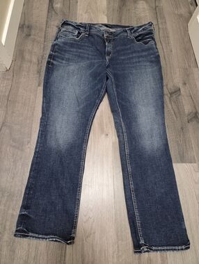 Silver Jeans Cotton Blend Elyse Straight Jeans